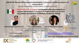 La Red de Universidades se reúne el 24 de octubre para un nuevo seminario organizado por la Universidad Atónoma de Zacatecas